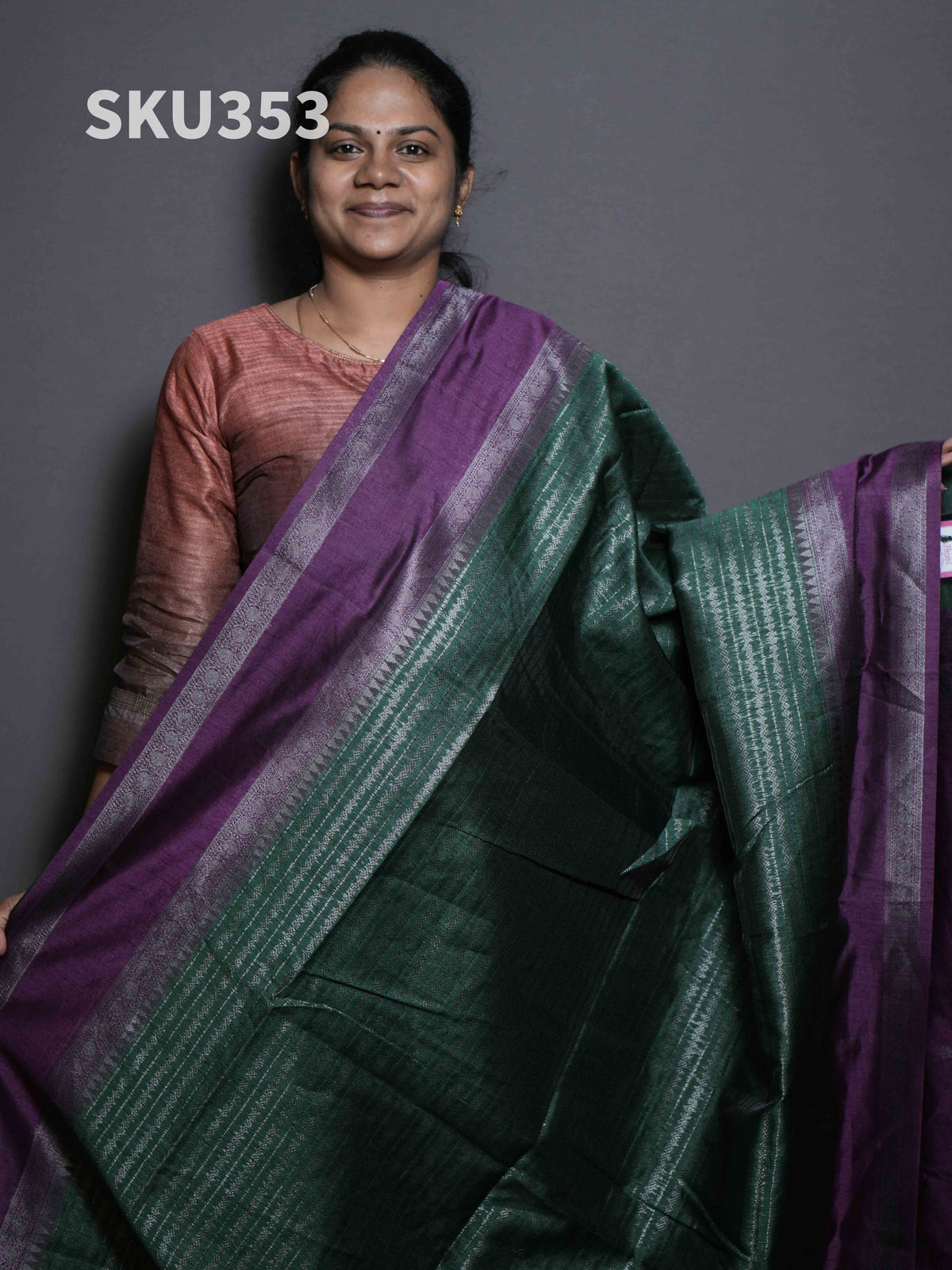 Jute Tussar Sarees Heritage Grace / SKU353 – 2