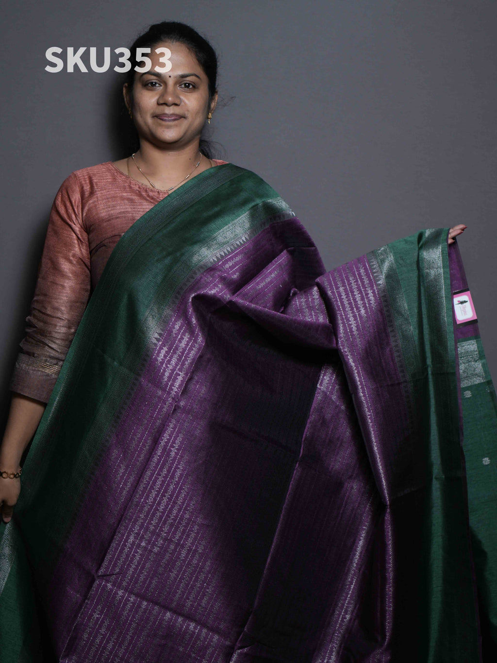 Jute Tussar Sarees Timeless Beauty / SKU353 – 3