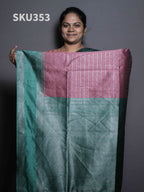 Jute Tussar Sarees Regal Tradition / SKU353 – 5