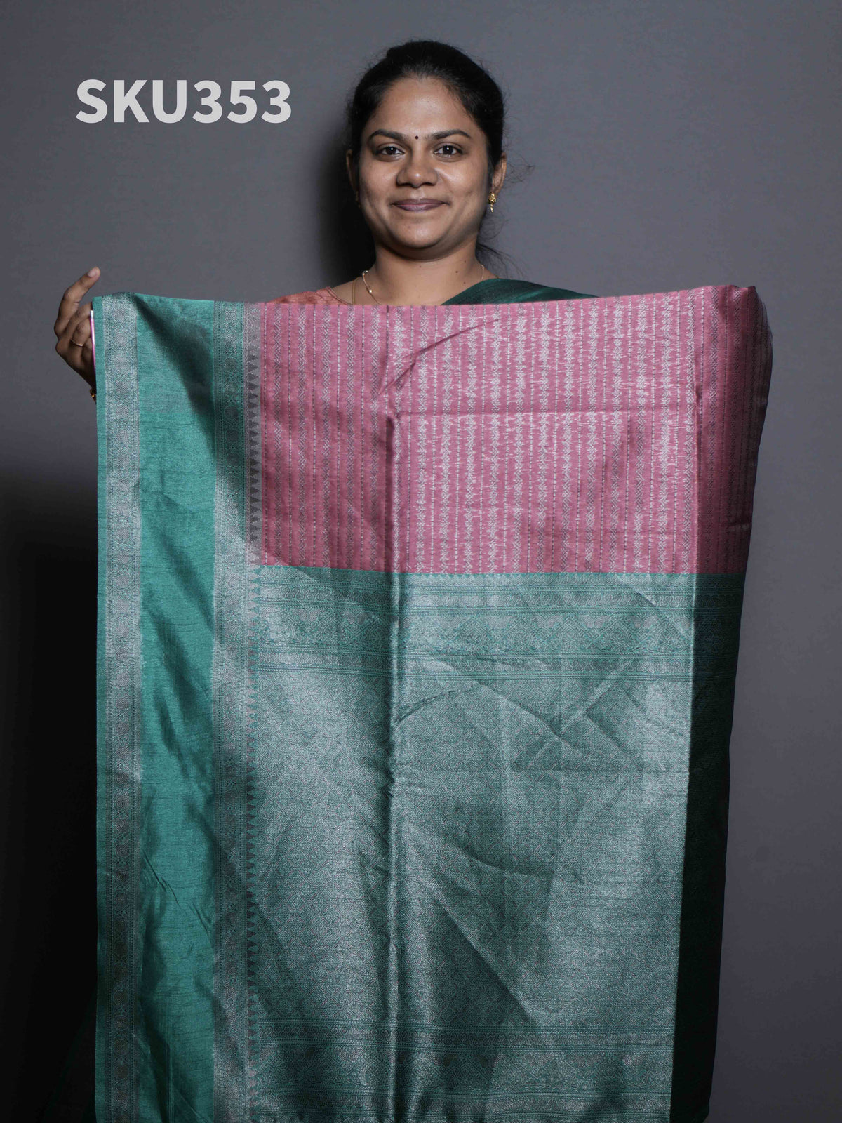 Jute Tussar Sarees Regal Tradition / SKU353 – 5
