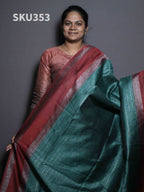 Jute Tussar Sarees Classic Heritage / SKU353 – 7