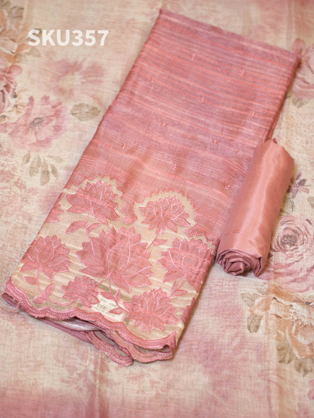 Tissue Jute Salwar Materials Regal Charm / SKU357 – 2