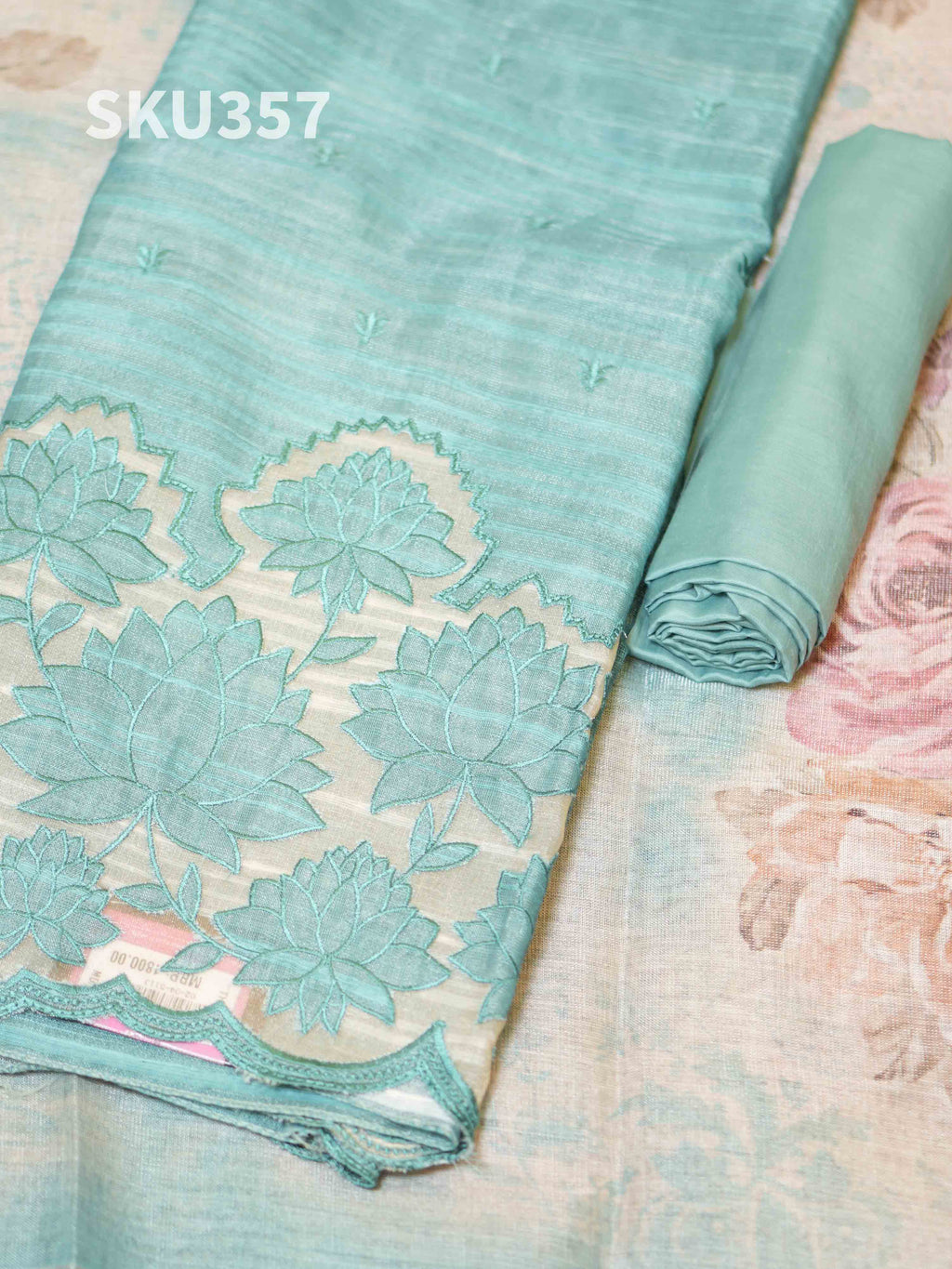 Tissue Jute Salwar Materials Festive Beauty / SKU357 – 4