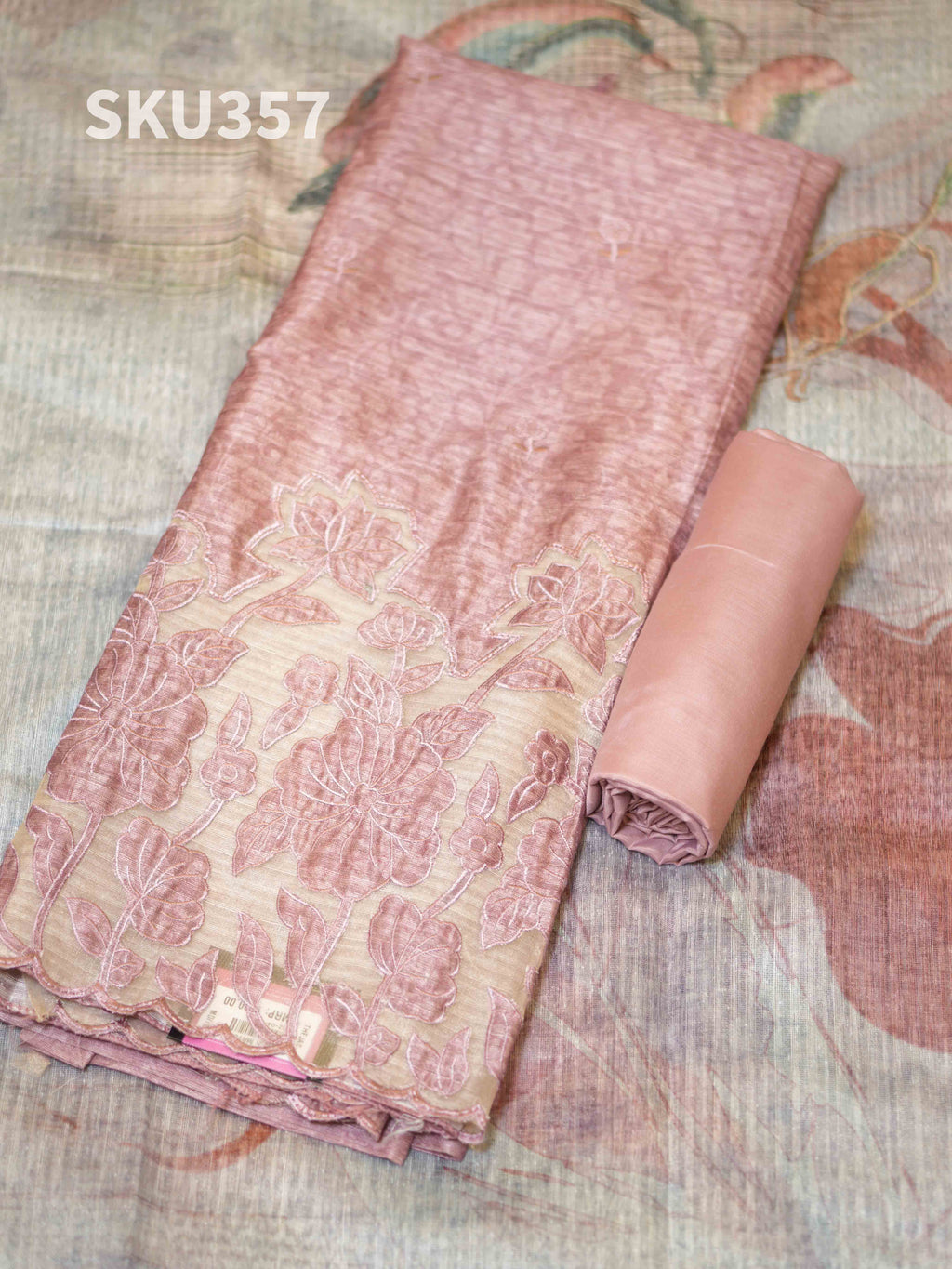 Tissue Jute Salwar Materials Signature Look / SKU357 – 7
