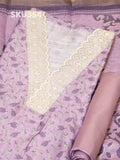 Printed Linen Salwar Materials Classic Prints / SKU354 – 1