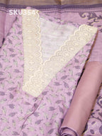 Printed Linen Salwar Materials Classic Prints / SKU354 – 1