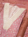 Printed Linen Salwar Materials Artistic Beauty / SKU354 – 3
