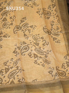 Printed Linen Salwar Materials Modern Appeal / SKU354 – 4