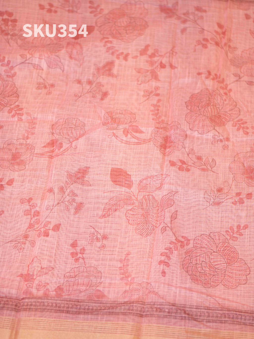 Printed Linen Salwar Materials Subtle Grace / SKU354 – 5