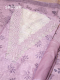 Printed Linen Salwar Materials Refined Texture / SKU354 – 7
