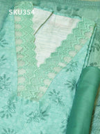 Printed Linen Salwar Materials Signature Prints / SKU354 – 8