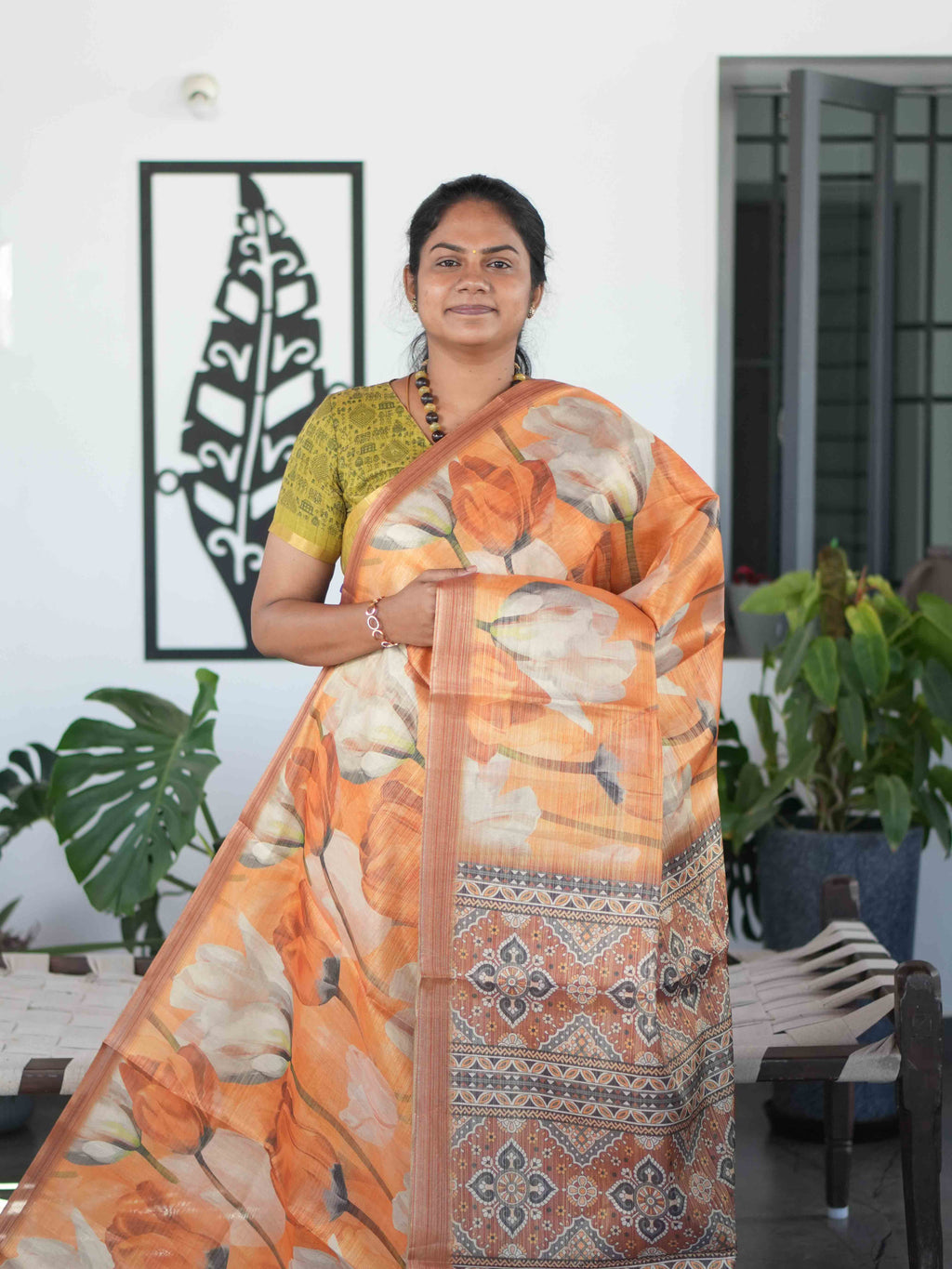 Linen Tissue Sarees Classic Sheen / SKU285 – 2