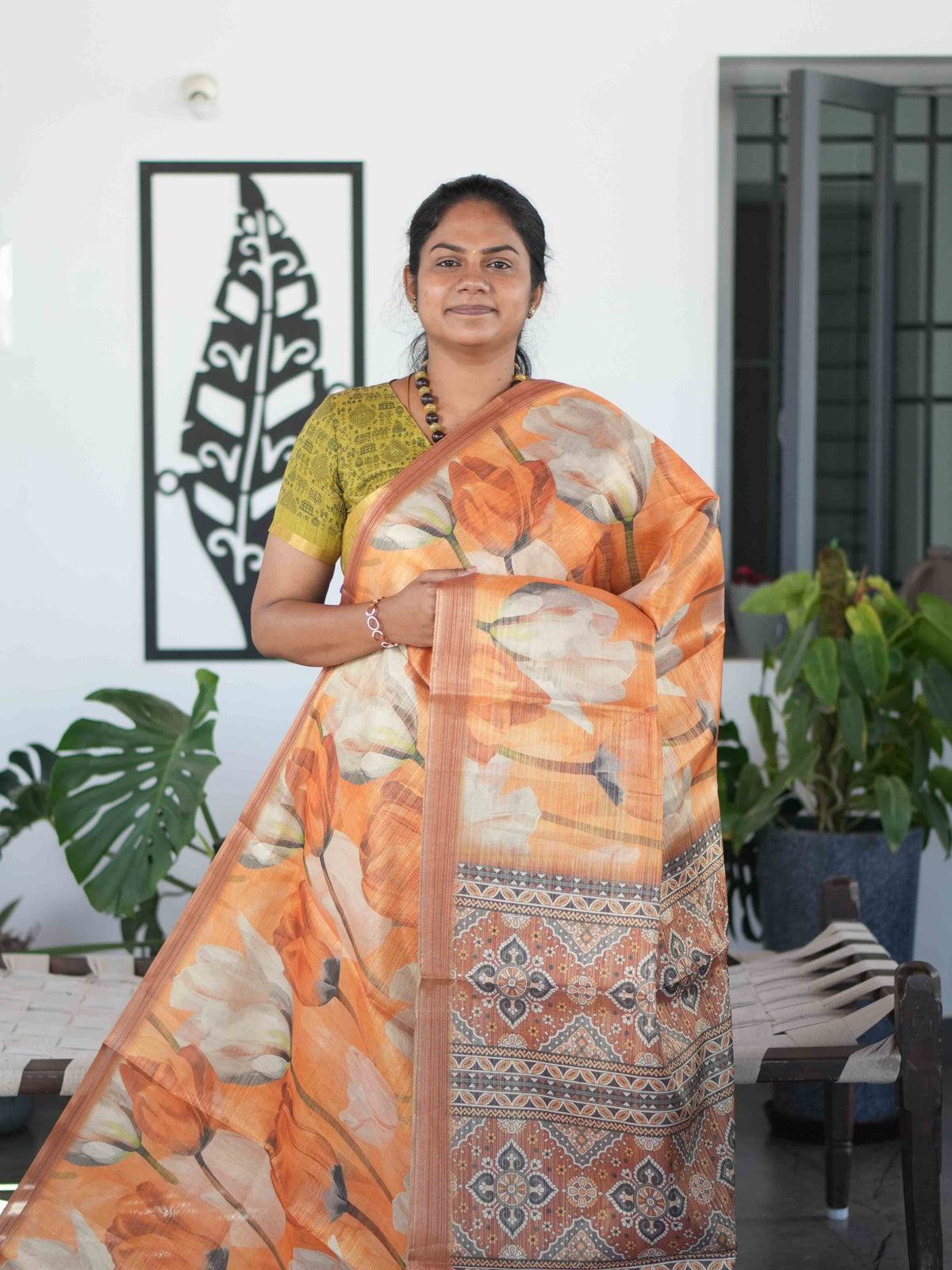 Linen Tissue Sarees Classic Sheen / SKU285 – 2