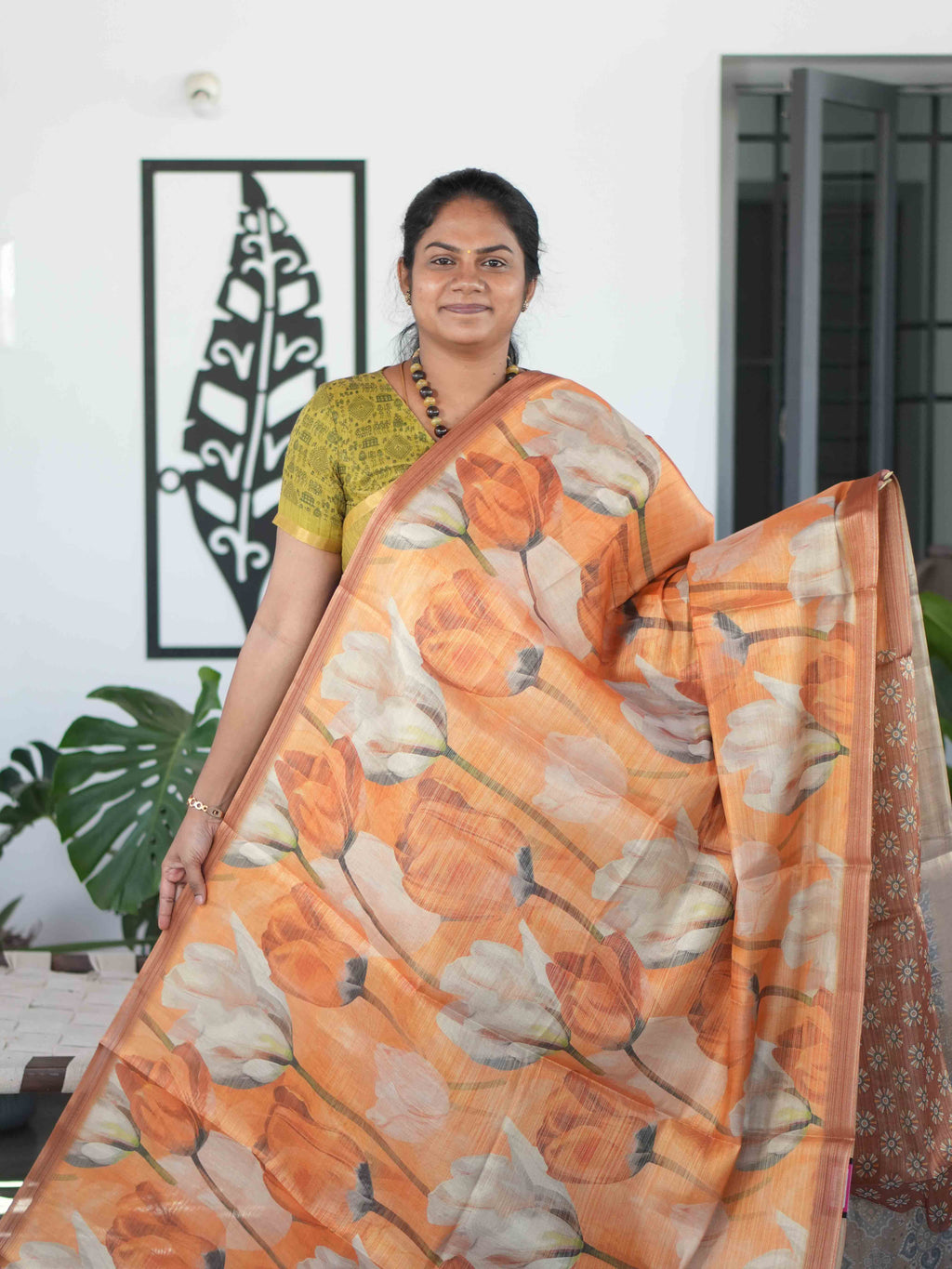 Linen Tissue Sarees Classic Sheen / SKU285 – 2