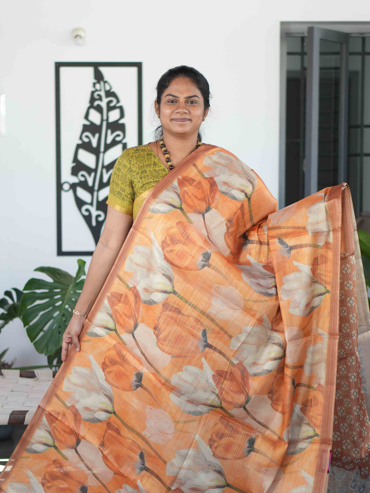 Linen Tissue Sarees Classic Sheen / SKU285 – 2