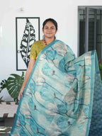 Linen Tissue Sarees Graceful Weave / SKU285 – 3