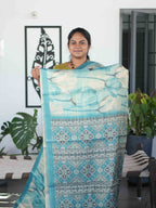 Linen Tissue Sarees Graceful Weave / SKU285 – 3