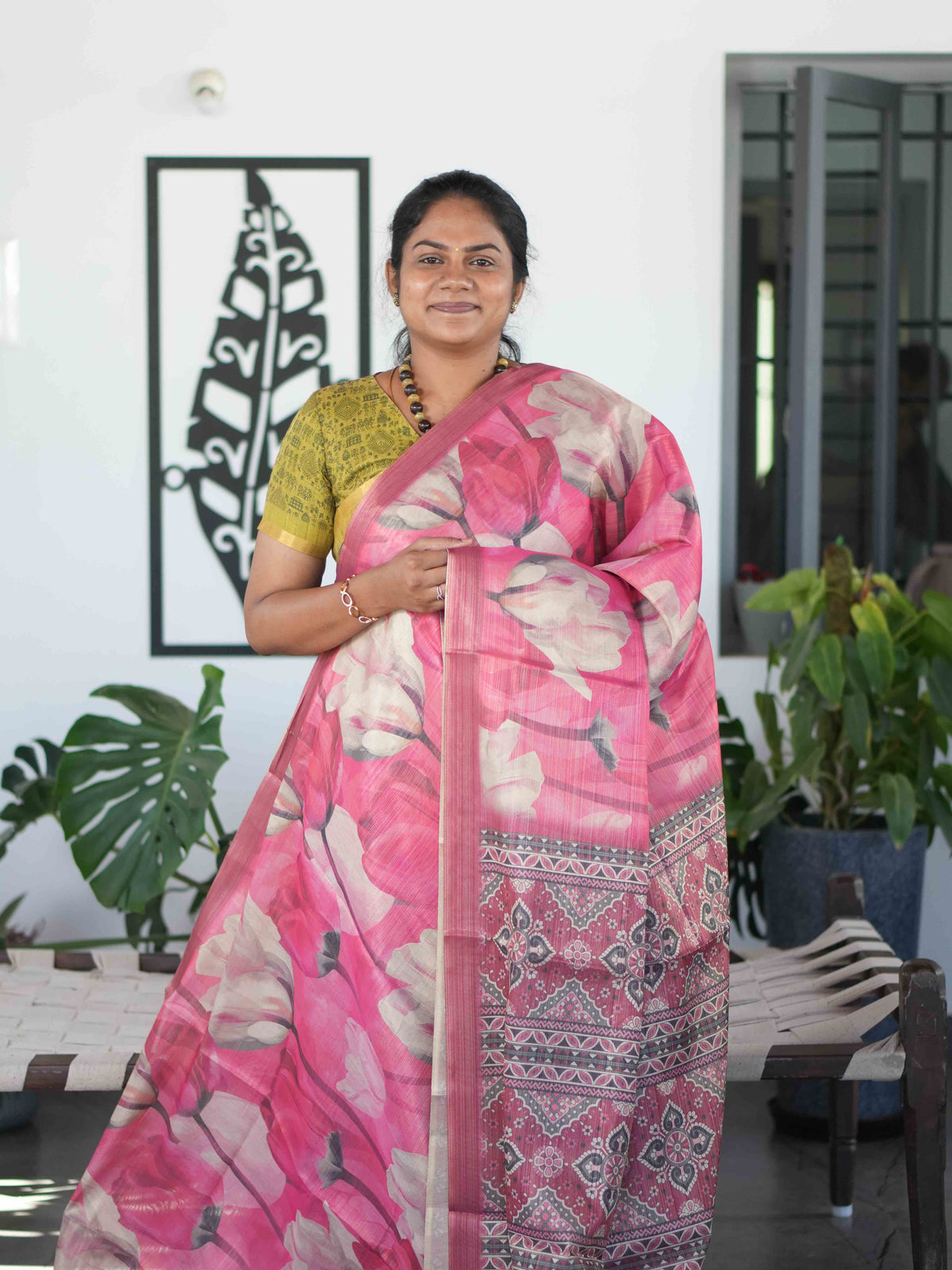 Linen Tissue Sarees Natural Glow / SKU285 – 4