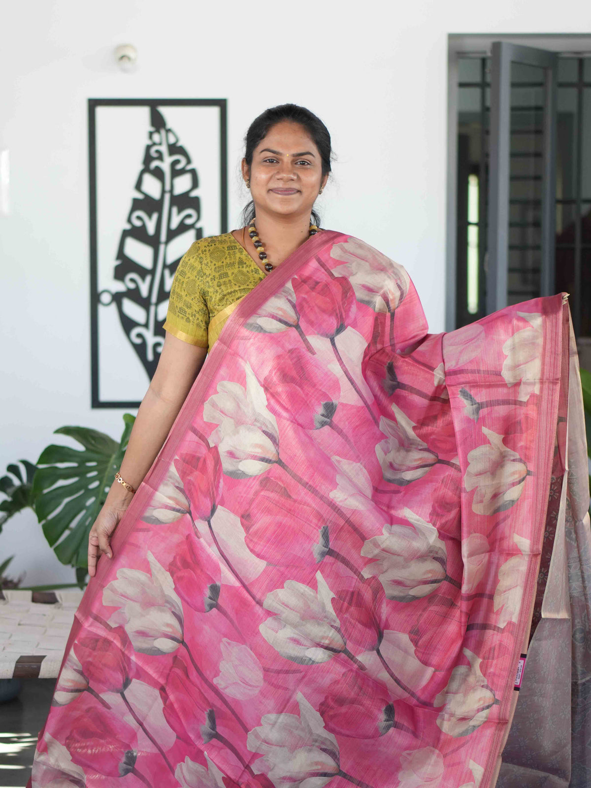 Linen Tissue Sarees Natural Glow / SKU285 – 4