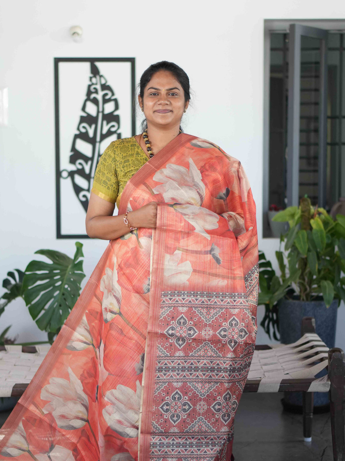 Linen Tissue Sarees Signature Texture / SKU285 – 8