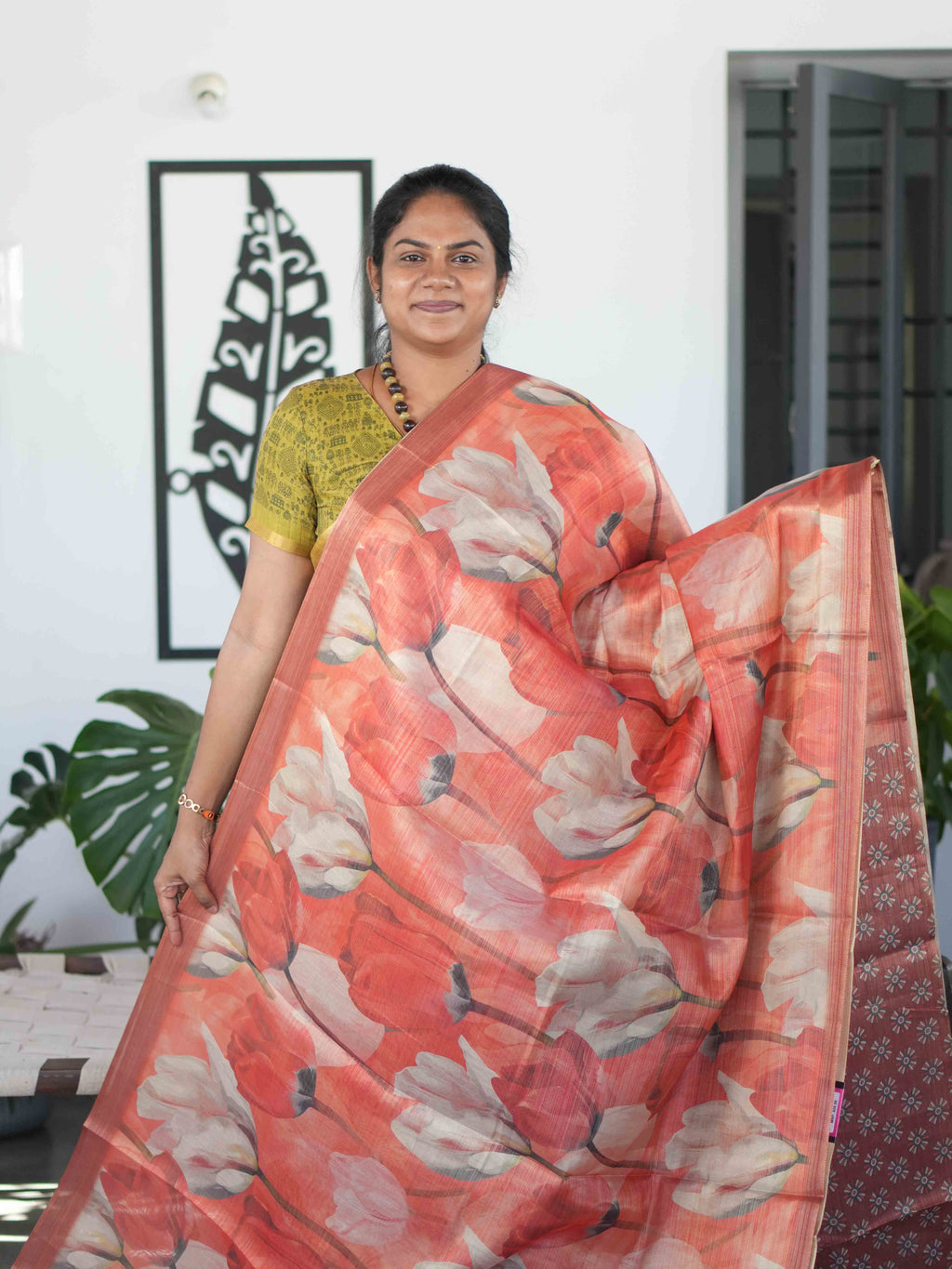 Linen Tissue Sarees Signature Texture / SKU285 – 8