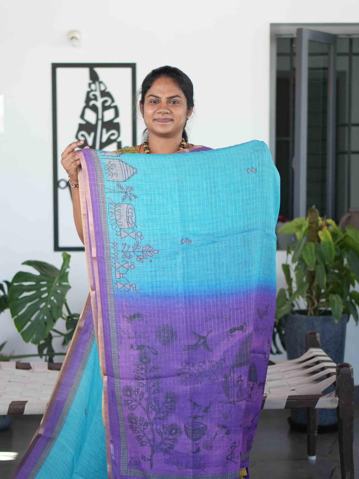 Linen Cotton Sarees Natural Charm / SKU298 – 2