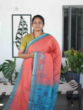 Linen Cotton Sarees Classic Weave / SKU298 – 3