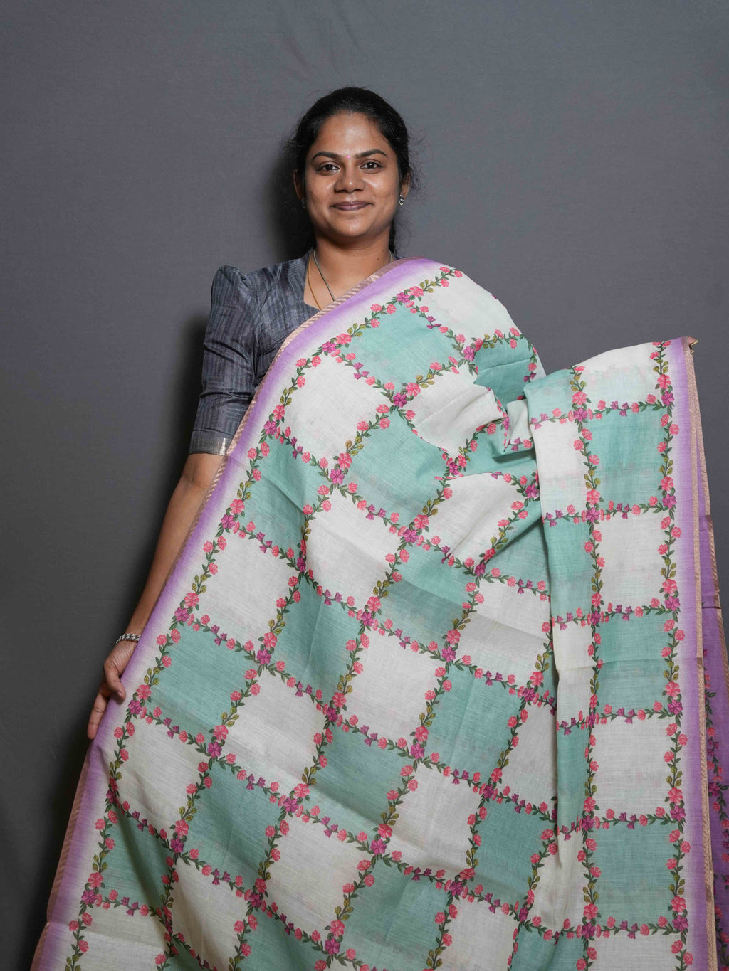 Linen Cotton Sarees Natural Charm / SKU289 – 2
