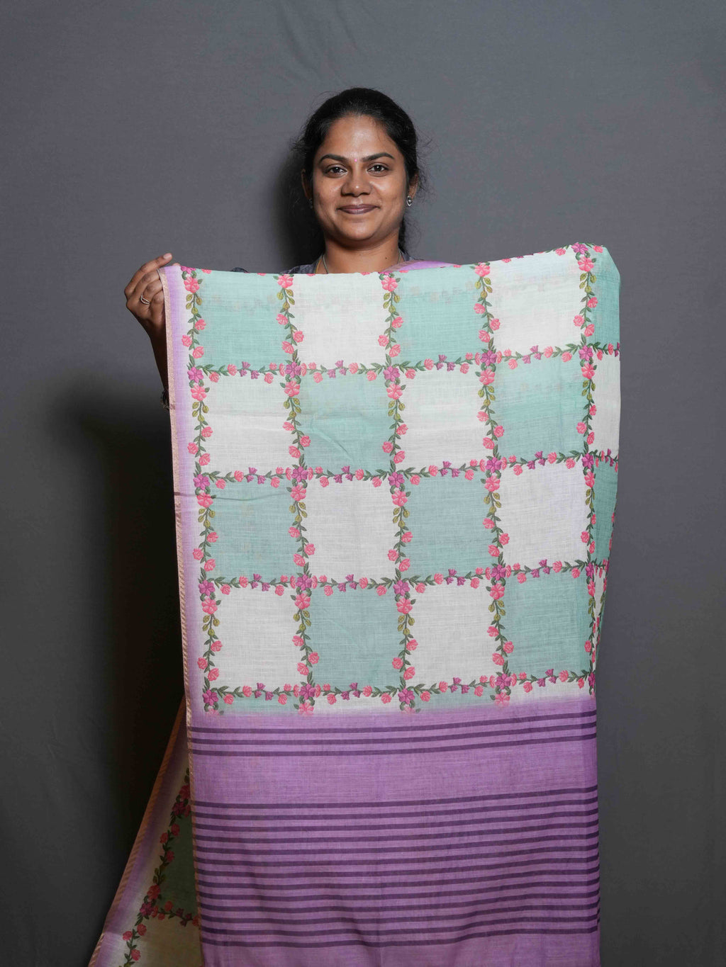 Linen Cotton Sarees Natural Charm / SKU289 – 2