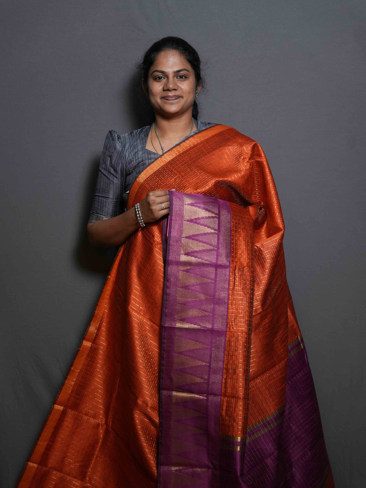 Raw Silk Sarees Signature Weave / SKU292 – 8