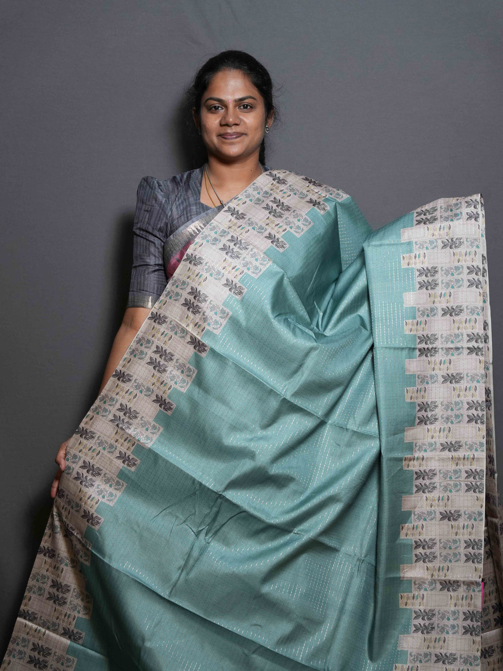 Printed Silk Sarees Classic Prints / SKU303 – 2
