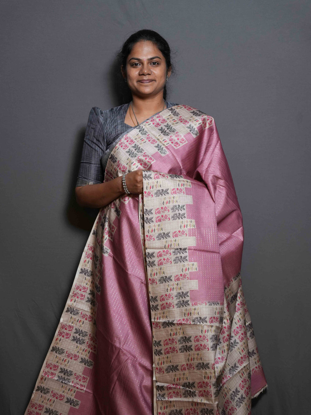 Printed Silk Sarees Elegant Patterns / SKU303 – 4