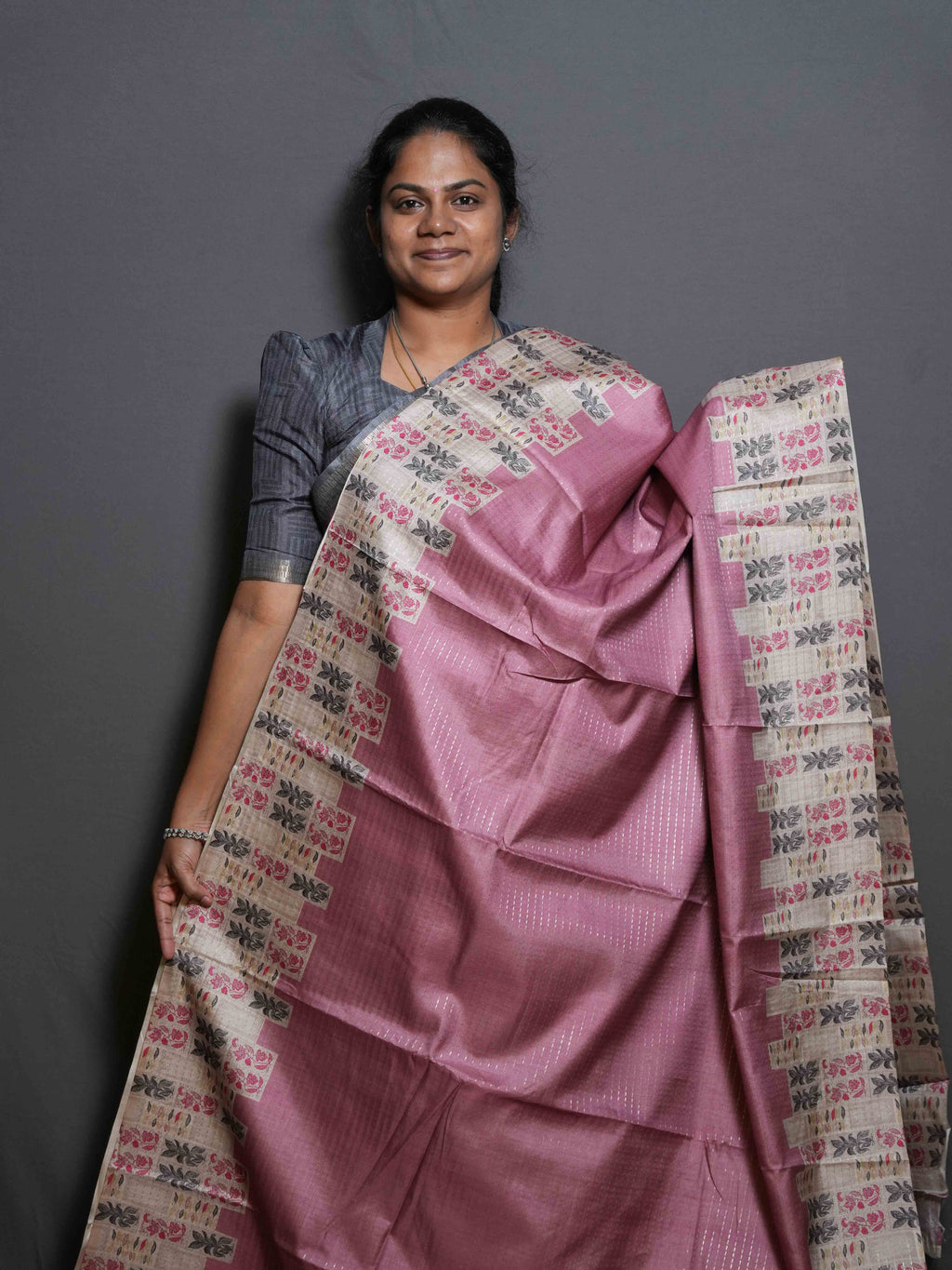 Printed Silk Sarees Elegant Patterns / SKU303 – 4