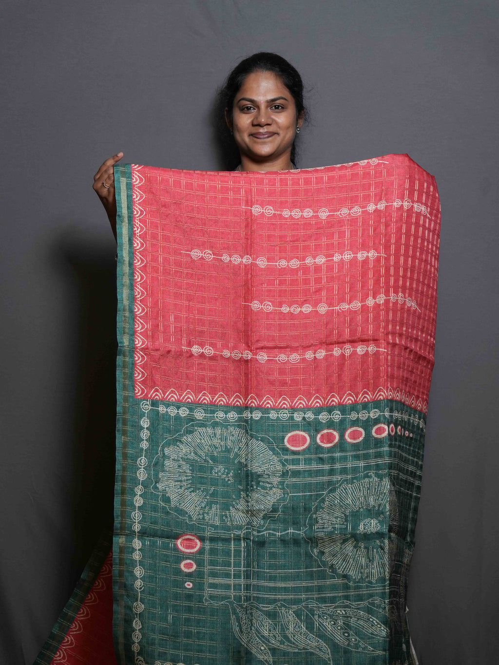Varnika Chex Sarees Timeless Weave / SKU295 – 3