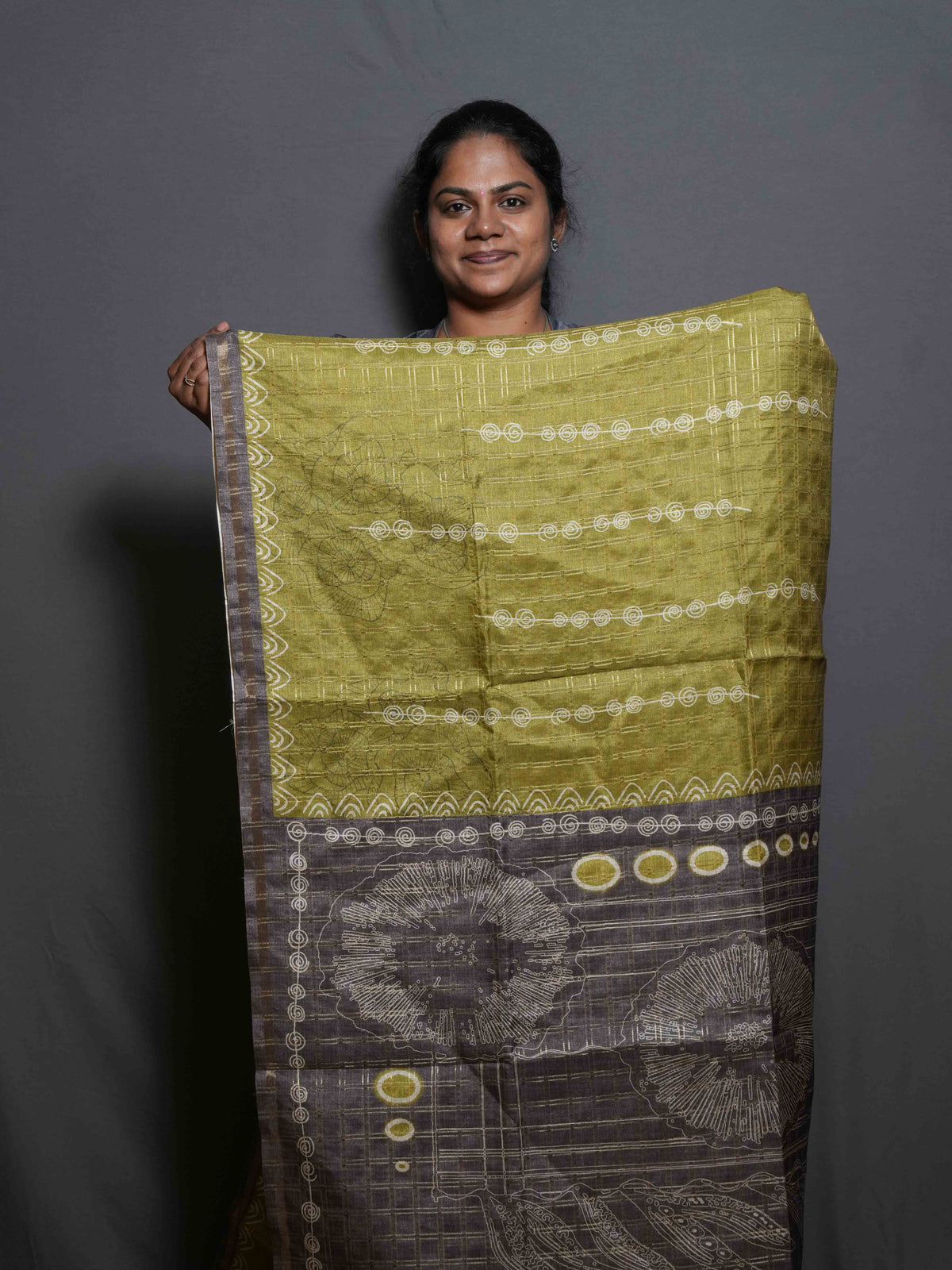 Varnika Chex Sarees Natural Style / SKU295 – 8