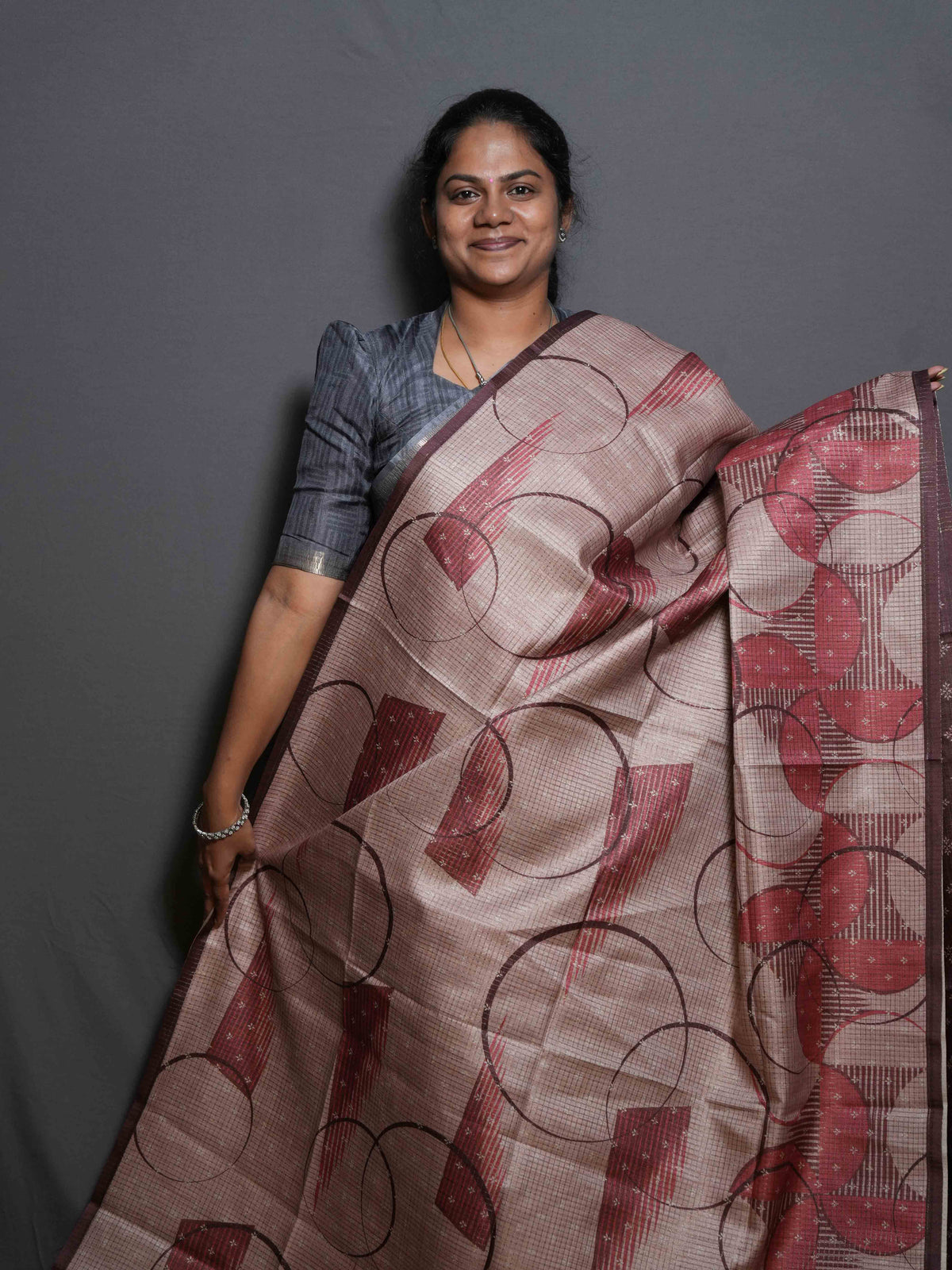Kota Tussar Sarees Royal Texture / SKU283 – 1