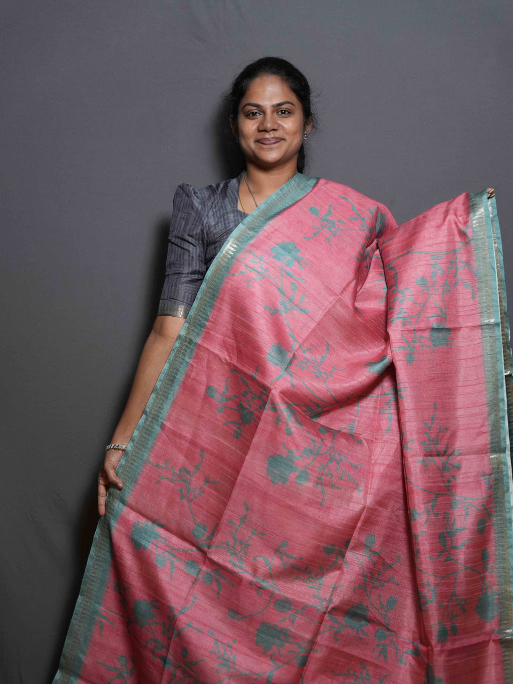 Matka Tussar Sarees Natural Texture / SKU290 – 1