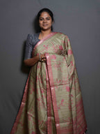 Matka Tussar Sarees Refined Grace / SKU290 – 3