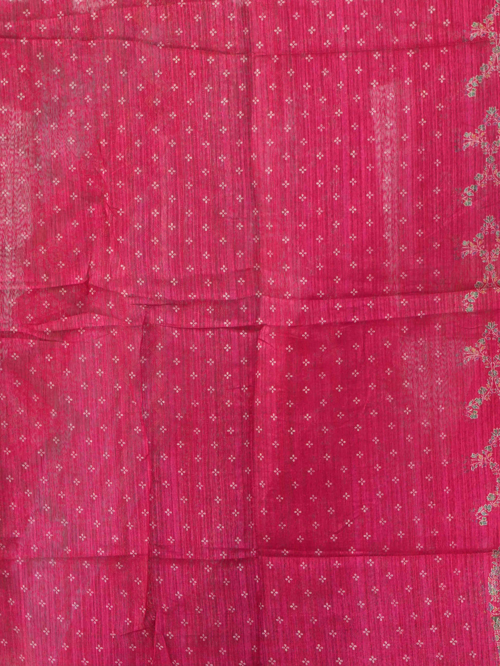 Printed Jute Cotton Sarees Artistic Charm / SKU301 – 1