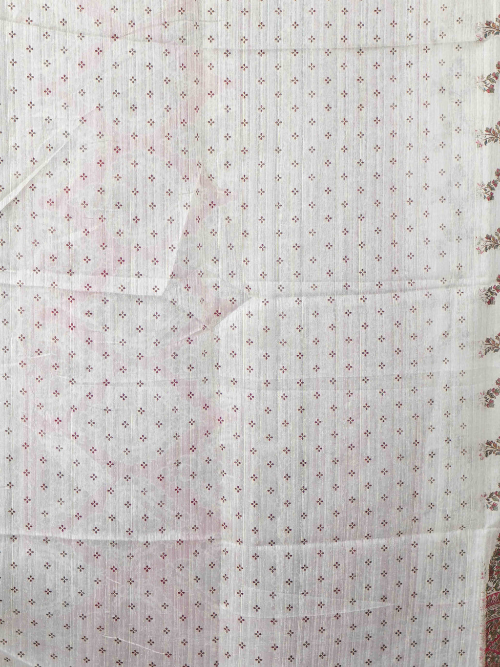 Printed Jute Cotton Sarees Refined Artwork / SKU301 – 6