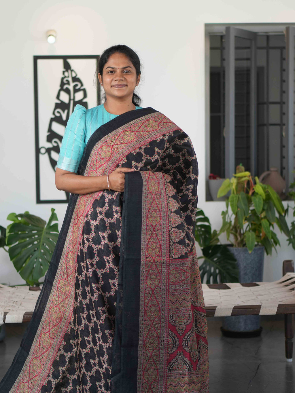 Printed Jute Cotton Sarees Signature Style / SKU301 – 7