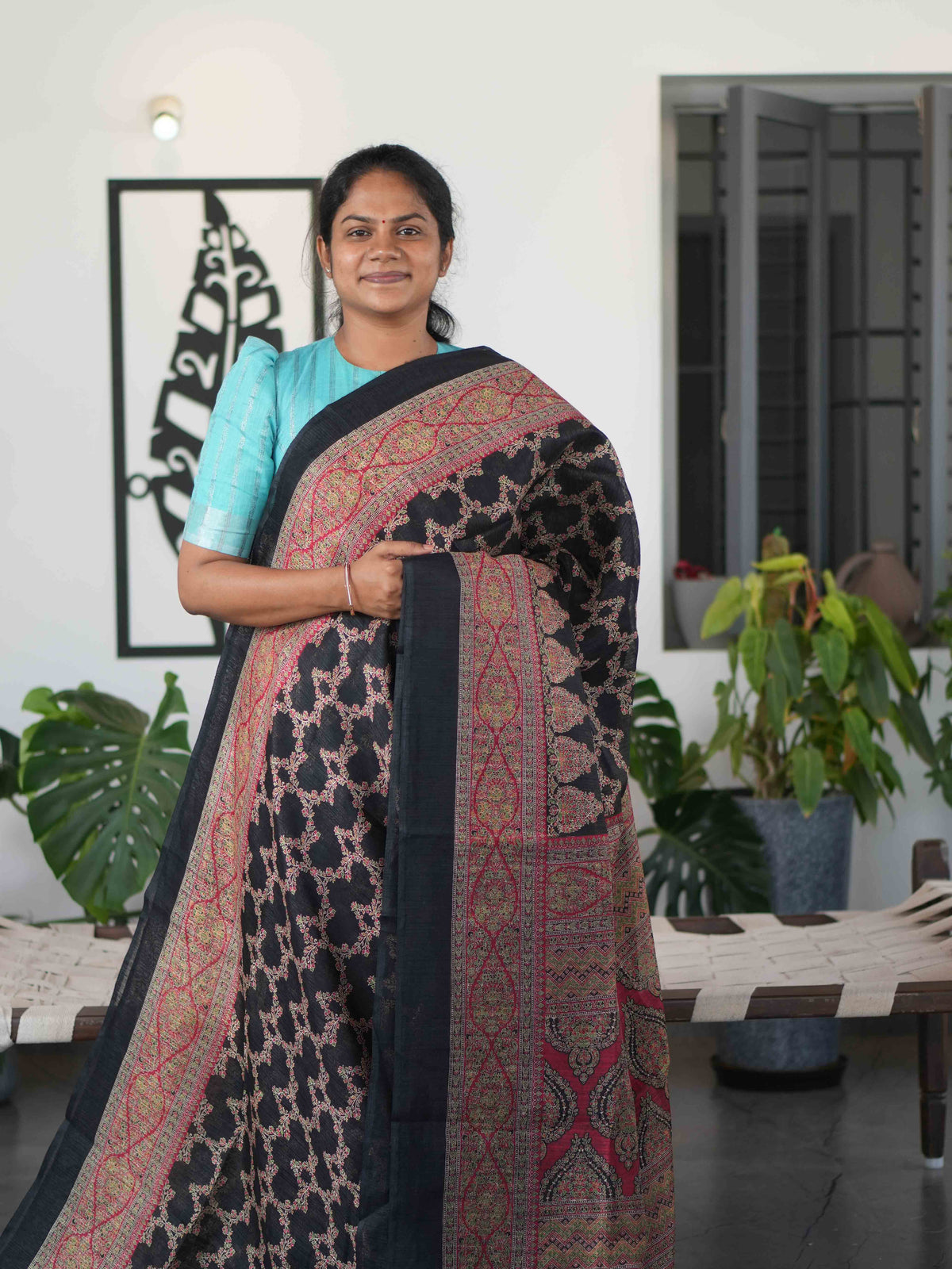Printed Jute Cotton Sarees Signature Style / SKU301 – 7