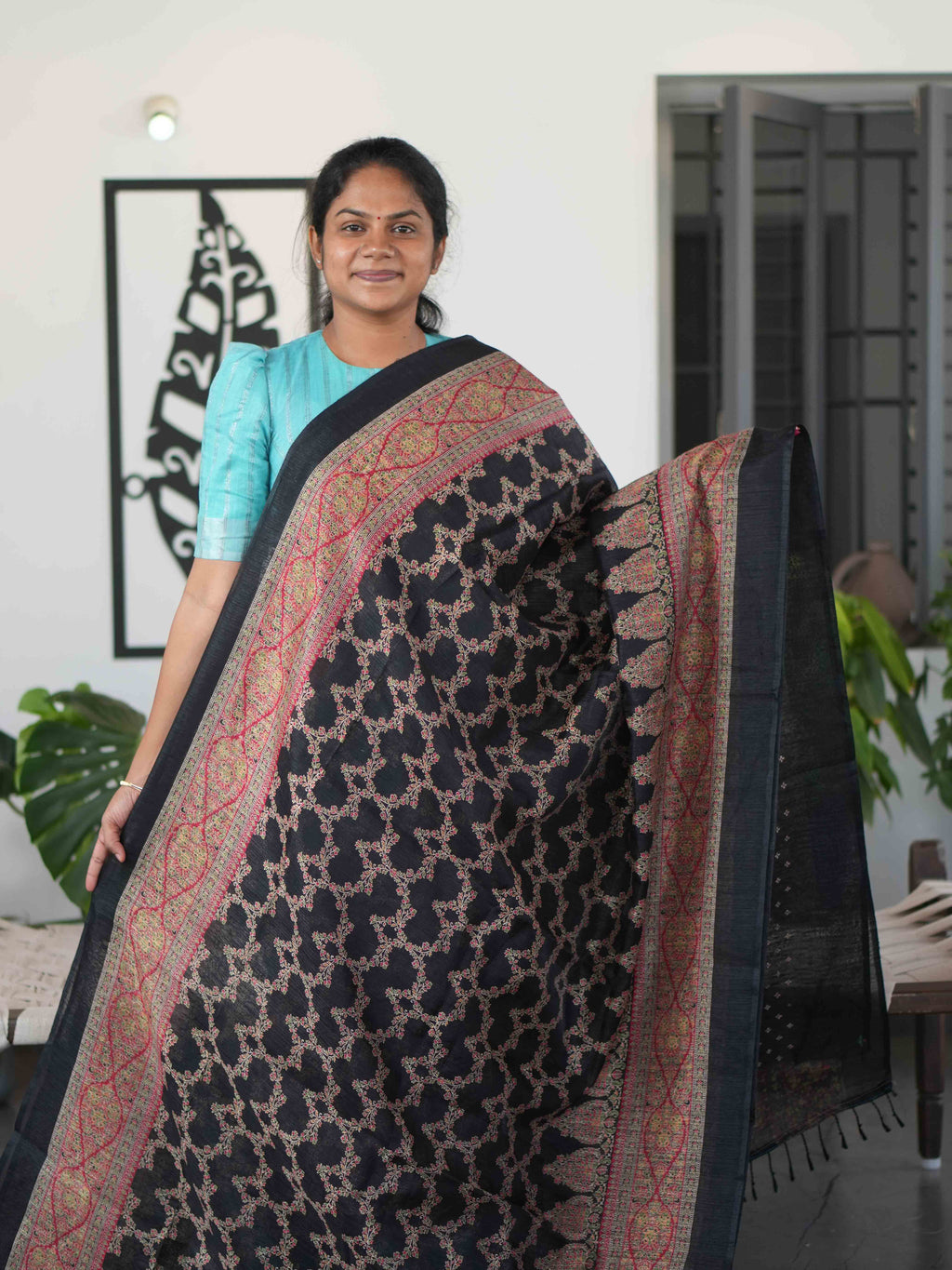 Printed Jute Cotton Sarees Signature Style / SKU301 – 7