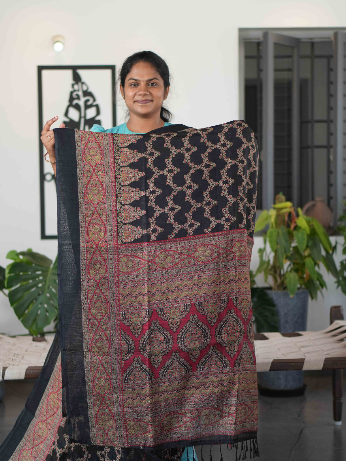 Printed Jute Cotton Sarees Signature Style / SKU301 – 7