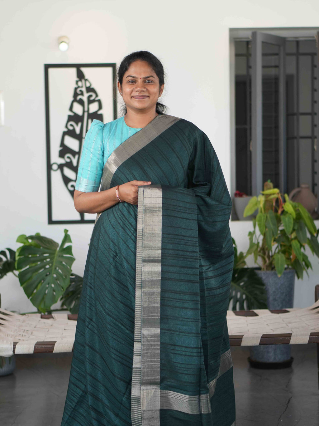 Semi Tussar Sarees Natural Grace / SKU291 – 1