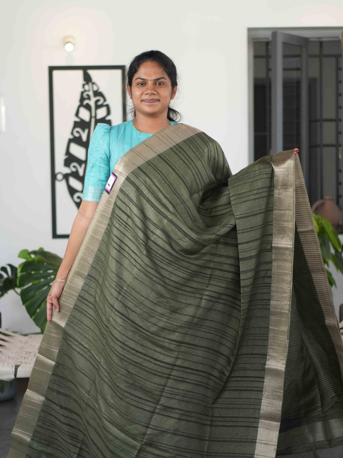 Semi Tussar Sarees Timeless Charm / SKU291 – 4