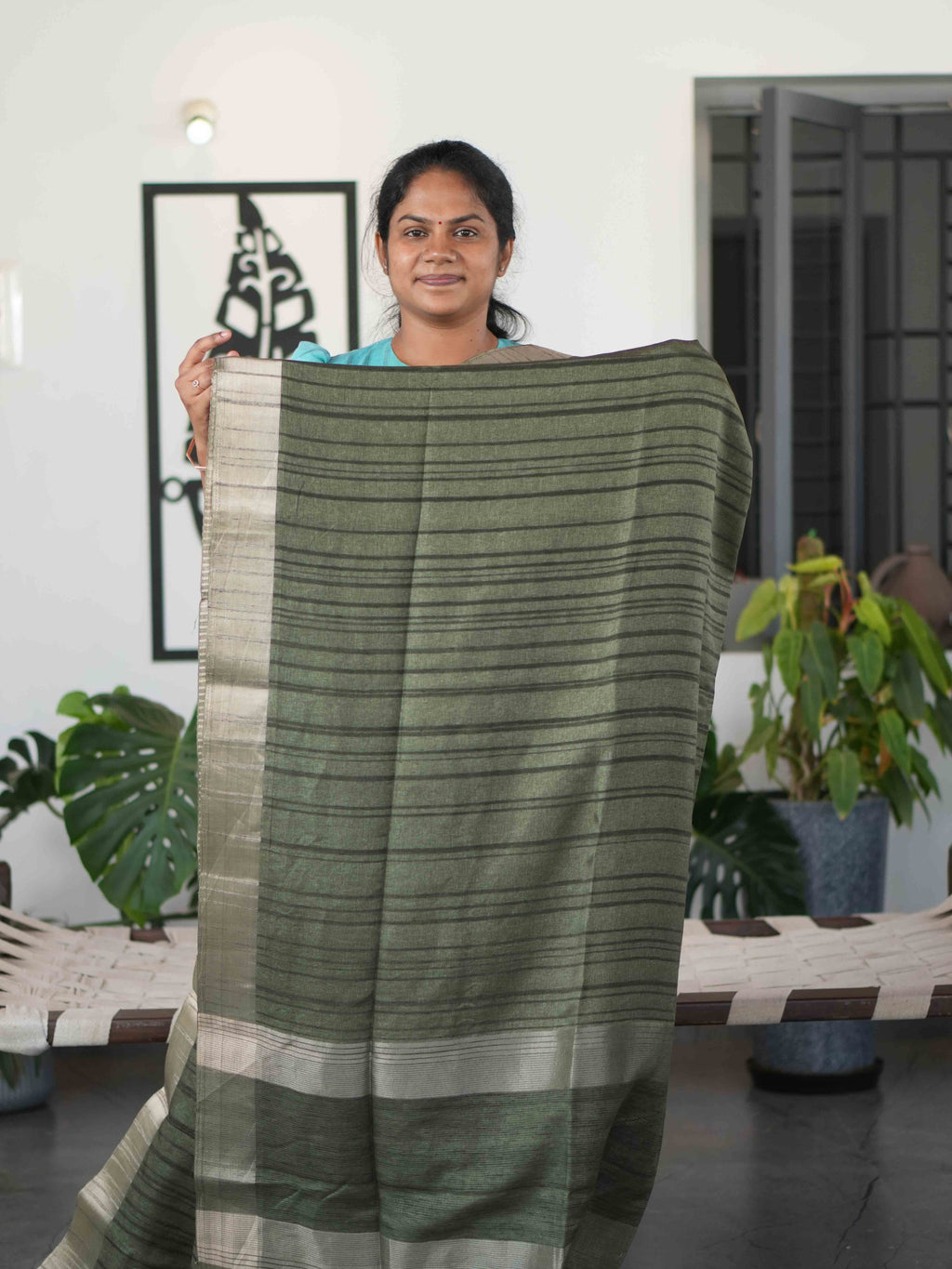 Semi Tussar Sarees Timeless Charm / SKU291 – 4