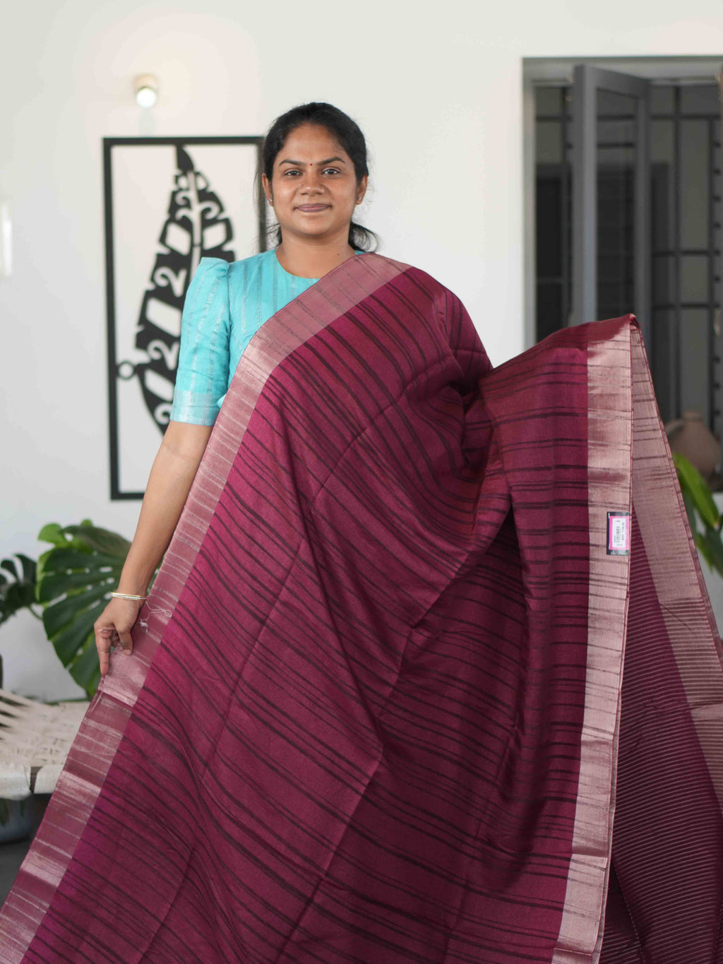 Semi Tussar Sarees Signature Weave / SKU291 – 7