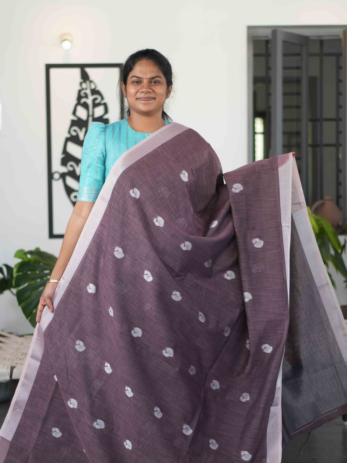 Linen Sarees Natural Grace / SKU304 – 1