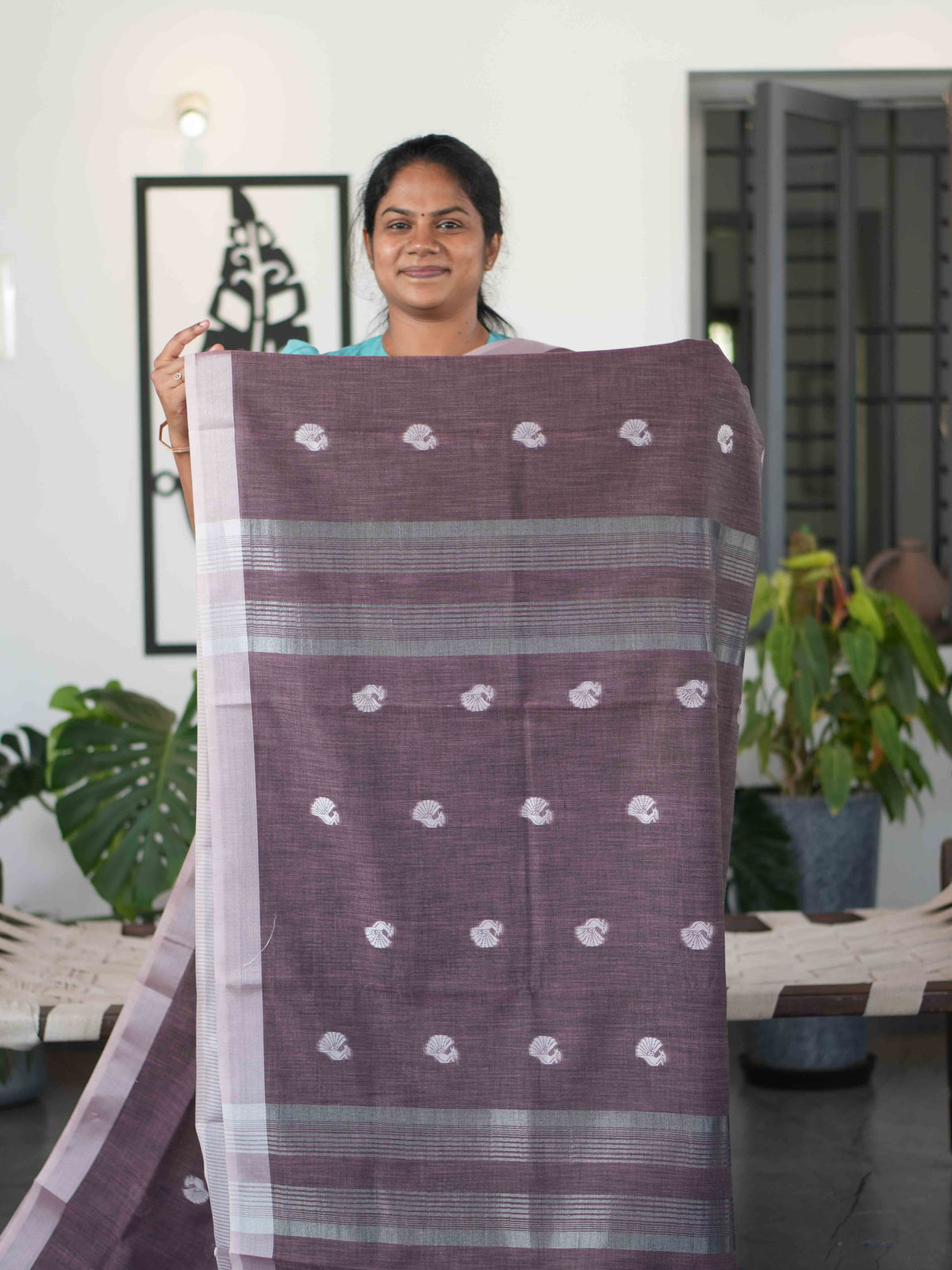 Linen Sarees Natural Grace / SKU304 – 1